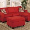 Red Sectional Sofas With Ottoman (Photo 7 of 15)