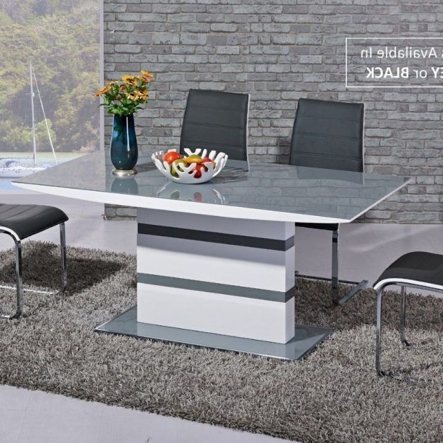 2024 Latest Cheap White High Gloss Dining Tables