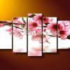 Cherry Blossom Oil Painting Modern Abstract Wall Art (Photo 4 of 15)