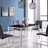 Glass And Stainless Steel Dining Tables (Photo 21 of 25)