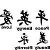 Chinese Symbol Wall Art (Photo 6 of 15)