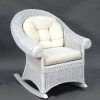 White Wicker Rocking Chair For Nursery (Photo 1 of 15)
