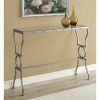 Chrome And Glass Rectangular Console Tables (Photo 5 of 15)
