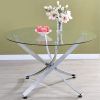 Chrome Dining Tables With Tempered Glass (Photo 15 of 25)