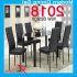 25 Photos Chrome Leather Dining Chairs