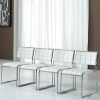 Chrome Leather Dining Chairs (Photo 13 of 25)
