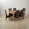 Chunky Solid Oak Dining Tables And 6 Chairs (Photo 25 of 25)
