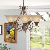 Gaines 5-Light Shaded Chandeliers (Photo 1 of 25)
