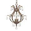 Clea 3-Light Crystal Chandeliers (Photo 3 of 25)
