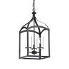 Clear Glass Shade Lantern Chandeliers (Photo 2 of 15)