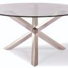 Glass And Stainless Steel Dining Tables (Photo 24 of 25)