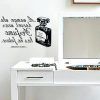 Coco Chanel Wall Decals (Photo 8 of 15)
