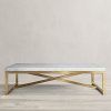 Square Black And Brushed Gold Console Tables (Photo 10 of 15)