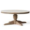 Alexandra Round Marble Pedestal Dining Tables (Photo 7 of 25)