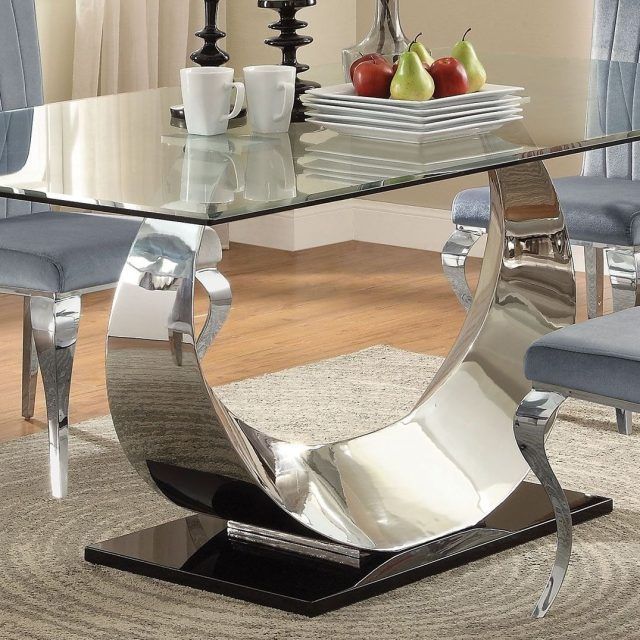 25 Inspirations Chrome Dining Room Sets