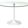White Circular Dining Tables (Photo 10 of 25)