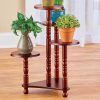 Cherry Pedestal Plant Stands (Photo 10 of 15)