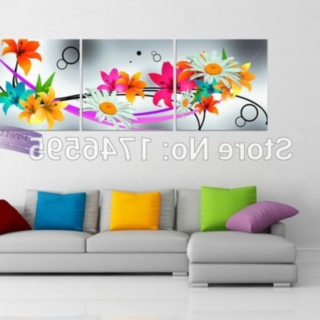 15 Ideas of Colourful Abstract Wall Art