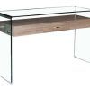 Rectangular Glass Top Console Tables (Photo 3 of 15)
