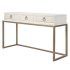 15 Best Collection of Gold and Mirror Modern Cube Console Tables
