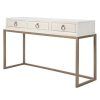 Gold And Mirror Modern Cube Console Tables (Photo 1 of 15)