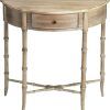 Square Weathered White Wood Console Tables (Photo 15 of 15)