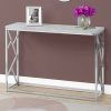 Chrome And Glass Modern Console Tables (Photo 1 of 15)
