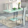 Steel And Glass Rectangle Dining Tables (Photo 16 of 25)