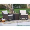 Brown Wicker Patio Rocking Chairs (Photo 14 of 15)