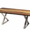 Acacia Dining Tables With Black Rocket-Legs (Photo 5 of 25)