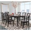 Craftsman 7 Piece Rectangle Extension Dining Sets With Uph Side Chairs (Photo 2 of 25)
