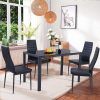 Black Glass Dining Tables And 4 Chairs (Photo 9 of 25)