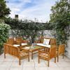 Acacia Wood With Table Garden Wooden Furniture (Photo 15 of 15)
