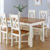 Cream And Wood Dining Tables (Photo 17 of 25)