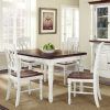 Craftsman 5 Piece Round Dining Sets With Uph Side Chairs (Photo 20 of 25)