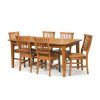 Craftsman 7 Piece Rectangle Extension Dining Sets With Side Chairs (Photo 21 of 25)