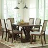 Craftsman 7 Piece Rectangle Extension Dining Sets With Uph Side Chairs (Photo 20 of 25)