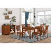 Craftsman 7 Piece Rectangular Extension Dining Sets With Arm & Uph Side Chairs (Photo 9 of 25)