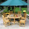 Craftsman 7 Piece Rectangular Extension Dining Sets With Arm & Uph Side Chairs (Photo 10 of 25)