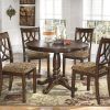 Craftsman 7 Piece Rectangular Extension Dining Sets With Arm & Uph Side Chairs (Photo 11 of 25)