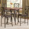 Craftsman 9 Piece Extension Dining Sets With Uph Side Chairs (Photo 6 of 25)