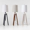Wood Tripod Standing Lamps (Photo 7 of 15)