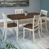 Cream And Wood Dining Tables (Photo 18 of 25)