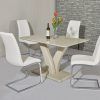 Cream Gloss Dining Tables And Chairs (Photo 21 of 25)