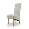 Cream Leather Dining Chairs (Photo 3 of 25)