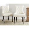Cream Leather Dining Chairs (Photo 24 of 25)