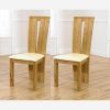 Cream Leather Dining Chairs (Photo 17 of 25)