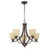 Crofoot 5-Light Shaded Chandeliers (Photo 1 of 25)