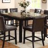 Faux Marble Finish Metal Contemporary Dining Tables (Photo 20 of 25)