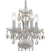 Clear Crystal Chandeliers (Photo 8 of 15)